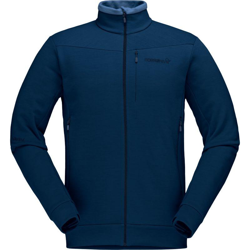 Norrona - Falketind Warmwool2 Stretch Jacket - Fleece jacket - Men's