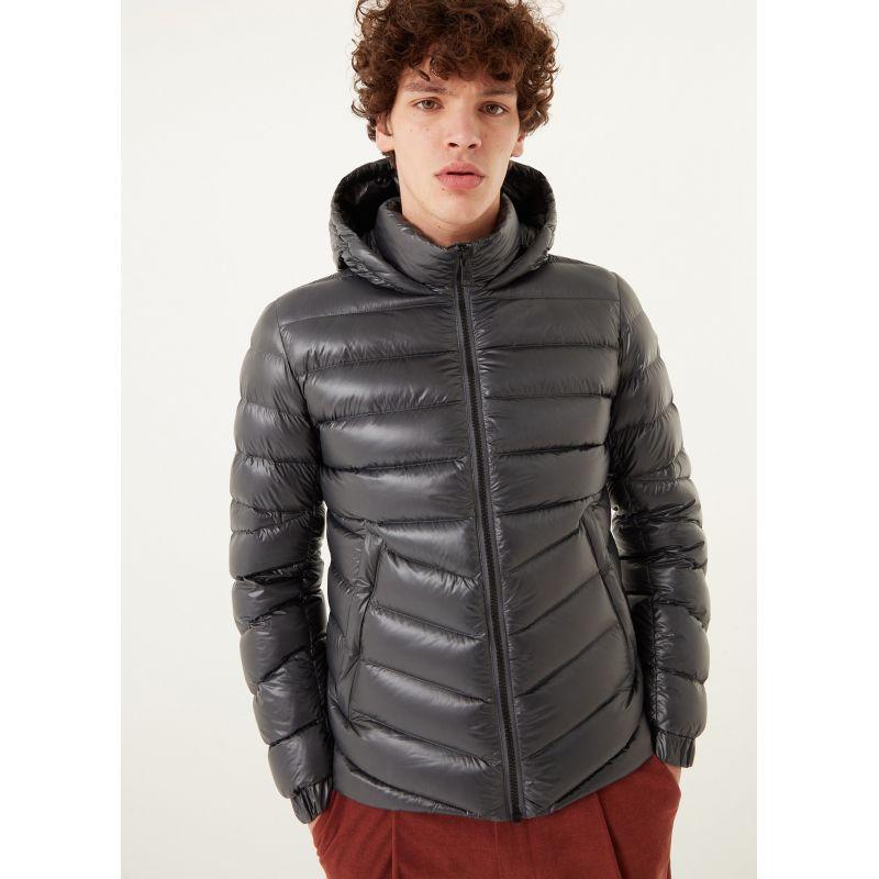 Colmar - Glossy Down Jacket With Fixed Hood - Down Jacket - Men'S